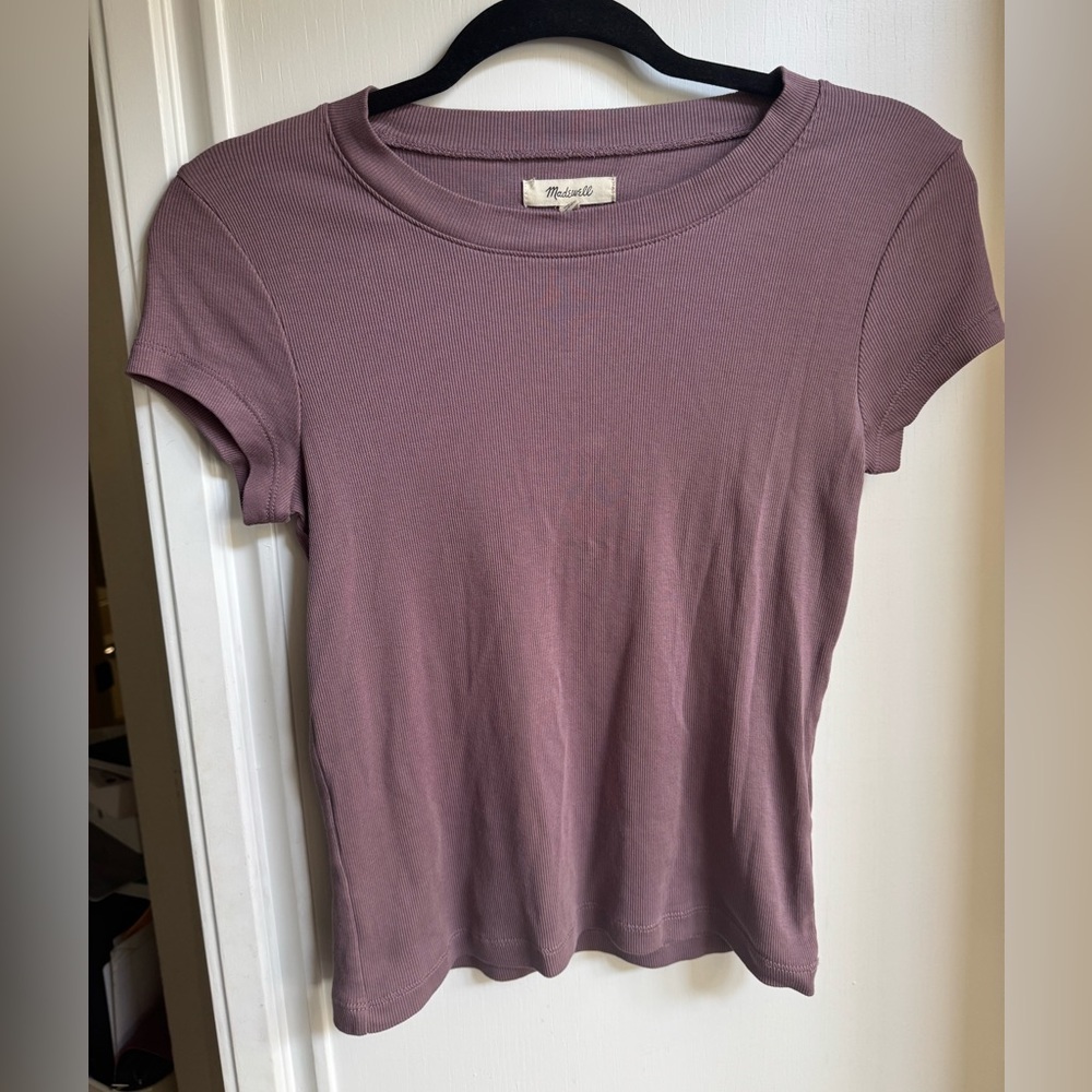COPY - Madewell Pink Fitted Short Sleeve T-Shirt